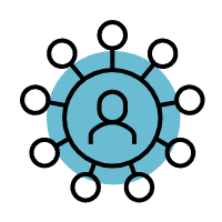 Personal network icon