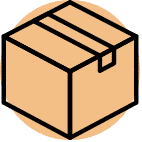 A graphic of a cardboard box.
