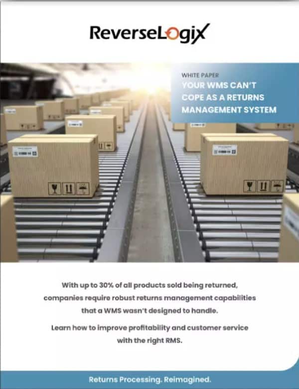 Whitepaper: your WMS can't cope as a returns management system