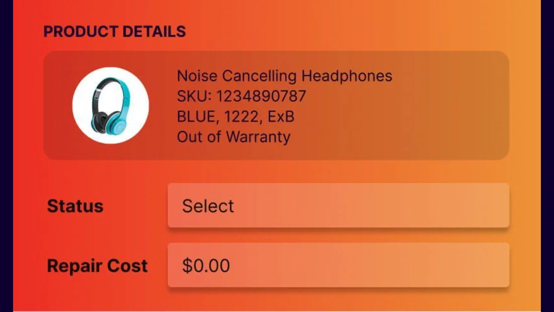 Refurbished devices graded and shelved by SKU ahead of restock